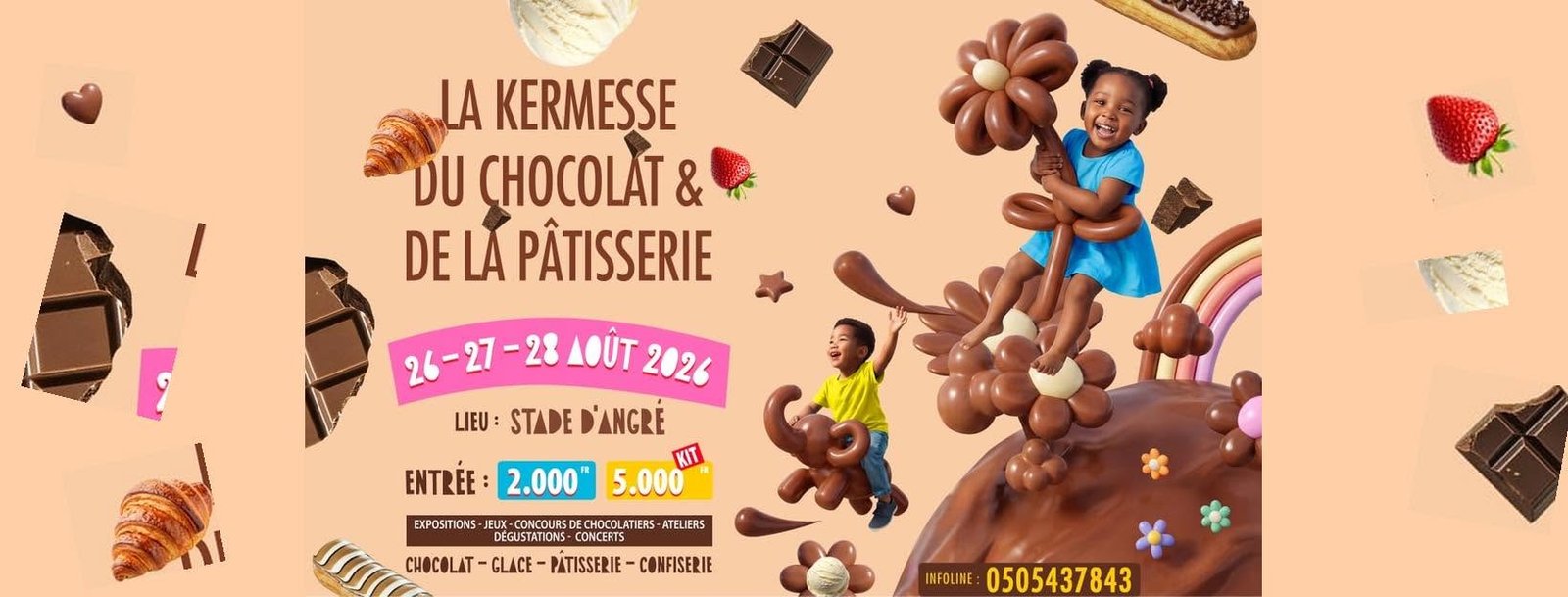 La kermesse du chocolat et de la pâtisserie