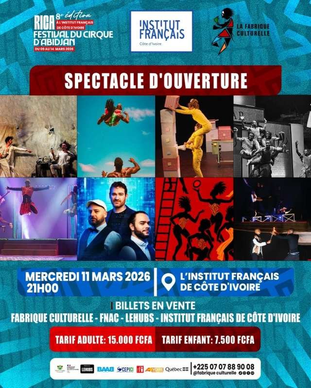 RICA (Rencontres Internationales des Arts du Cirque d'Abidjan), 8ème édition.