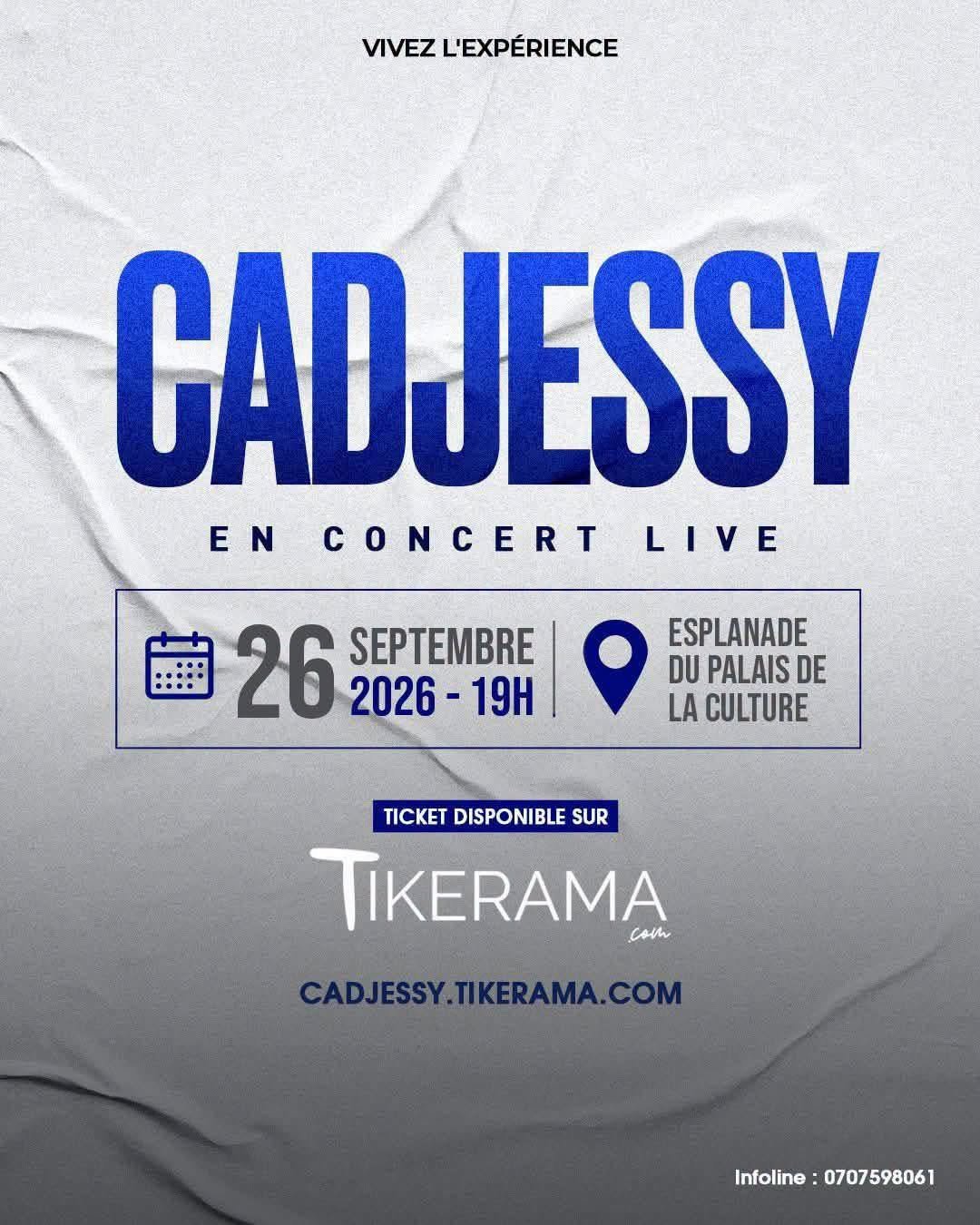 CADJESSY EN CONCERT LIVE